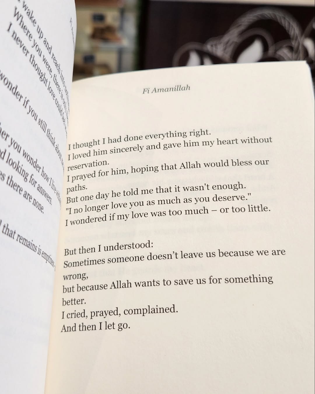 Fi Amanillah: When The Heart breaks, But Allah Holds It By Mohammed Al-Amin
