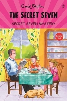Secret Seven Mystery (Book 9) by Enid Blyton—illustrated cover