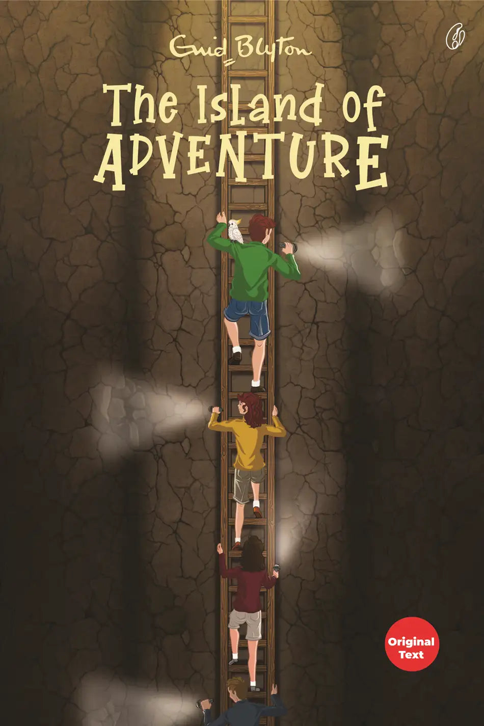 Adventure book cover: The Island of Adventure by Enid Blyton