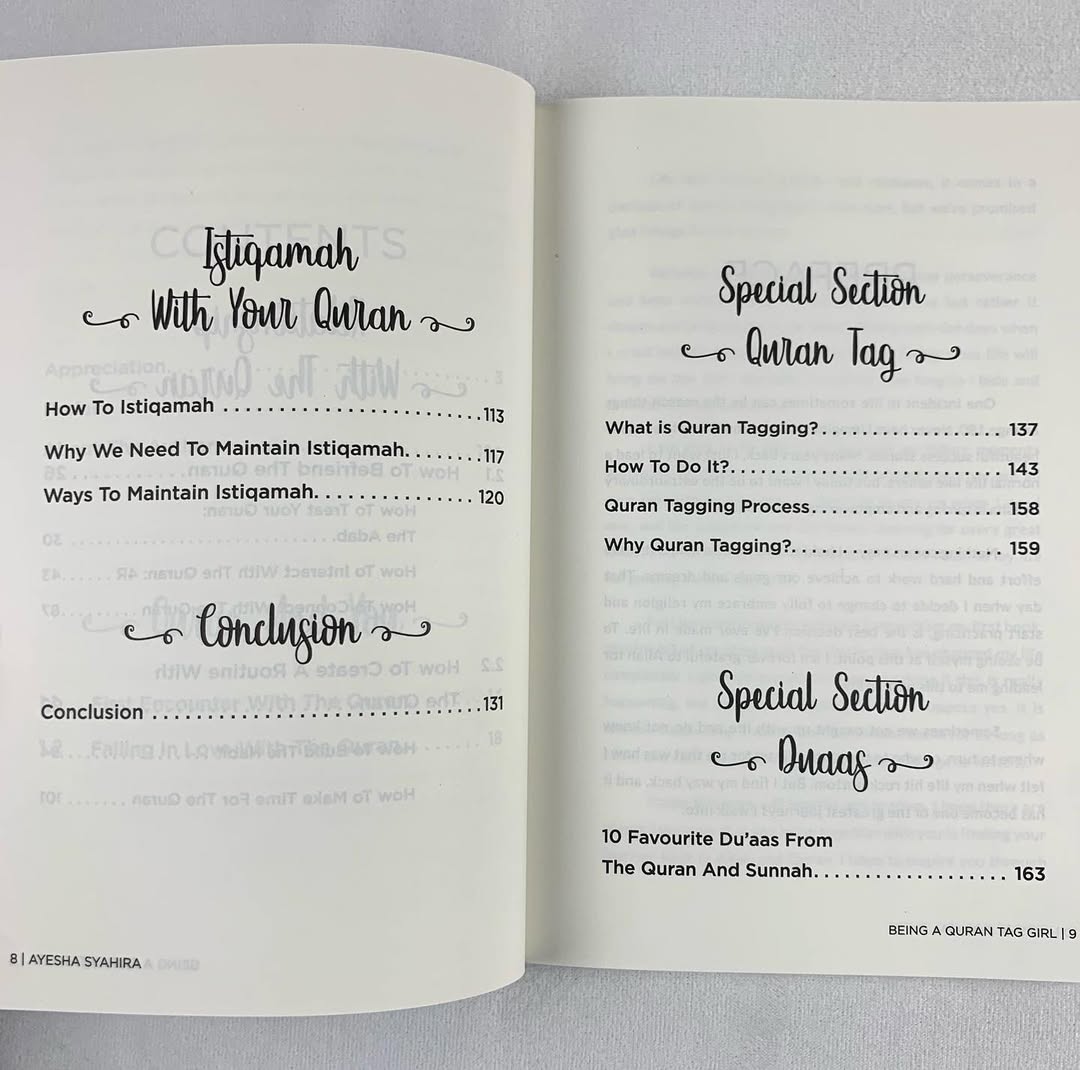 Being a Quran Tag Girl By Ayesha Syahira