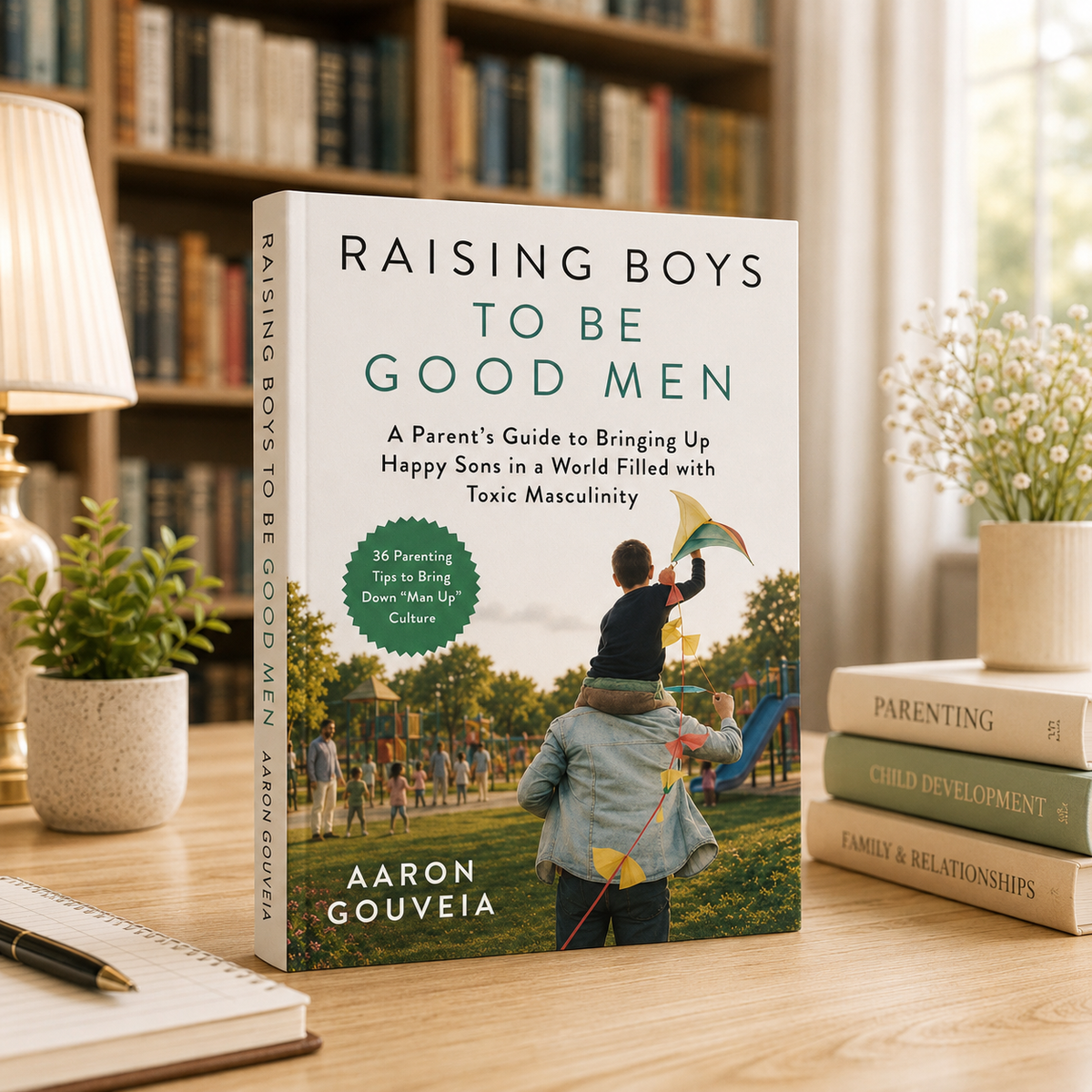 Parenting book 'Raising Boys to Be Good Men' by Aaron Gouveia