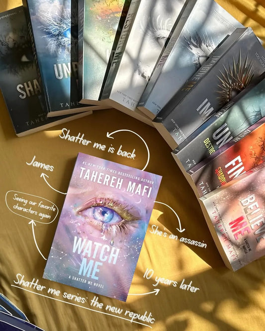 Shatter Me Series By Tahereh Mafi 12 Books Set Complete Collection