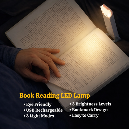 Rechargeable Book Reading Portable LED Lamp & Bookmark
